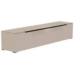 Lowboard Schwarz, Sandfarben 210/43/45 cm