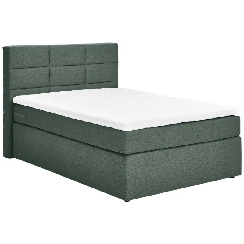 Boxspringbett 120/200 cm in Dunkelgr&uuml;n