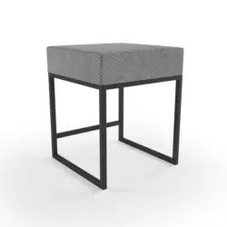 Nachtk&auml;stchen 45/55/45 cm in Grau