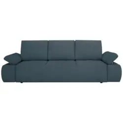 Schlafsofa in Chenille, Jacquard Blau