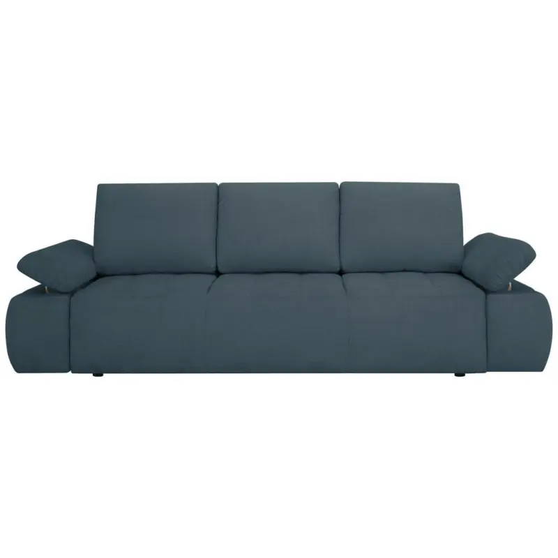 Schlafsofa in Chenille, Jacquard Blau