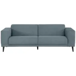 3-Sitzer-Sofa Oslo_Lz in Webstoff Blaugrau