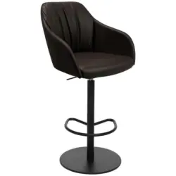 Barhocker in Dunkelbraun