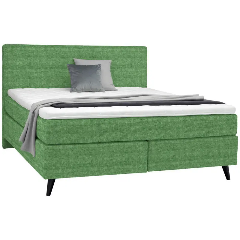 Boxspringbett 180/200 cm in Gr&uuml;n