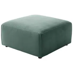 Hocker in Textil Gr&uuml;n