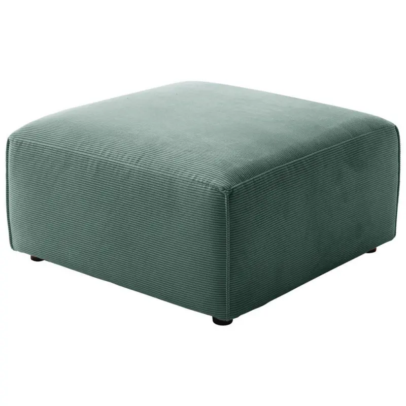 Hocker in Textil Gr&uuml;n