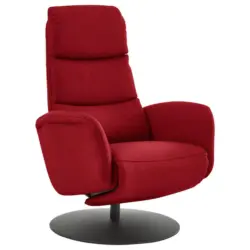 Relaxsessel in Leder Rot