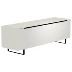 Lowboard Schwarz, Wei&szlig; 160/51/45 cm