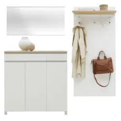 Garderobe 3-teilig in 215/200/37 cm