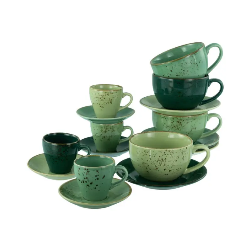 Tassenset Nature Collection Green Life 16-teilig