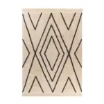 XXXLutz Lauterach - Ihr M&ouml;belhaus bei Bregenz Teppich 80/150 cm Mylen 525 Creme / Schwarz Creme, Schwarz