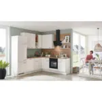 XXXLutz Lauterach - Ihr M&ouml;belhaus bei Bregenz Eckk&uuml;che 245/225 cm in Eichefarben, Magnolie