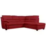 XXXLutz Lauterach - Ihr M&ouml;belhaus bei Bregenz Ecksofa in Lederlook Rot 245/225 cm