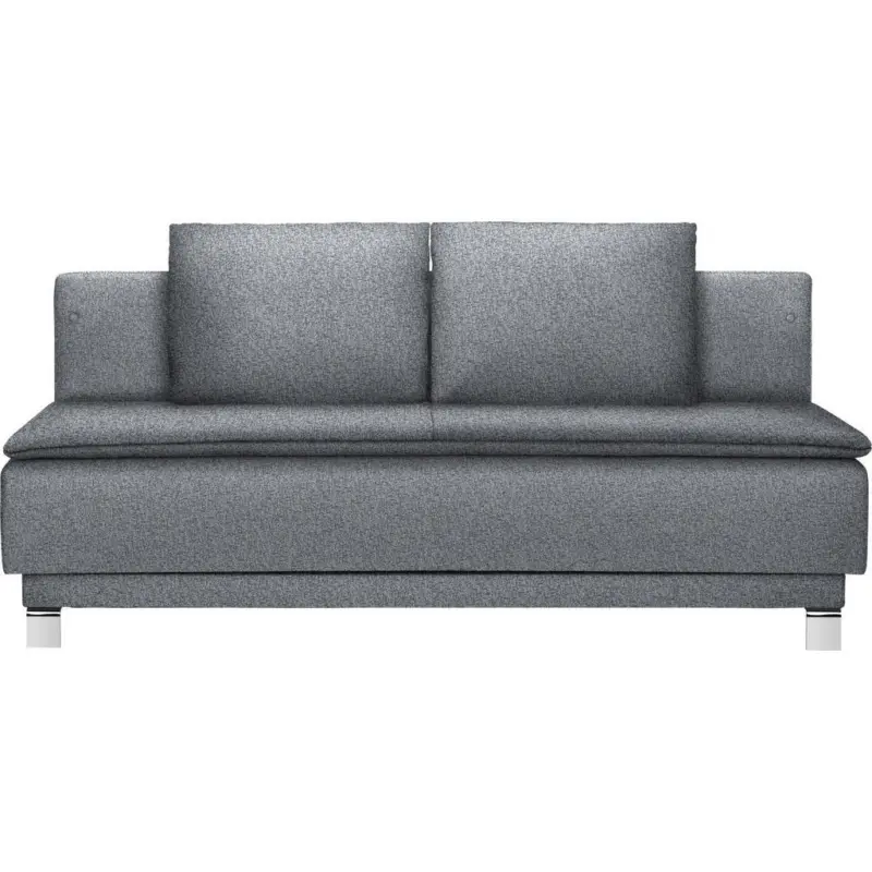 Schlafsofa in Webstoff Grau