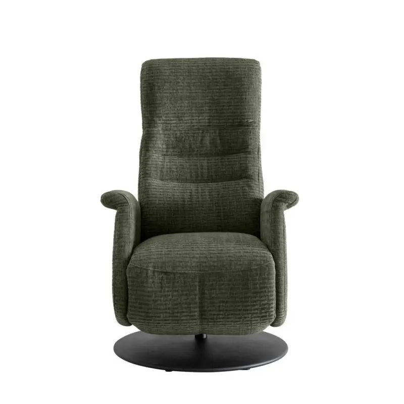 Relaxsessel in Textil Olivgr&uuml;n