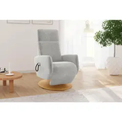 Relaxsessel in Textil Hellgrau