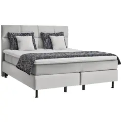 Boxspringbett 180/200 cm in Naturfarben