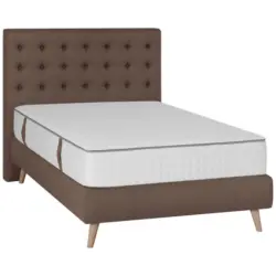 Boxspringbett 120/200 cm in Braun