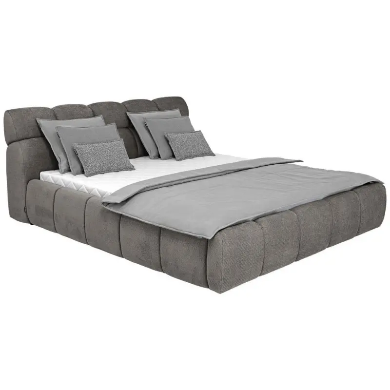 Polsterbett Greige 160/200 cm