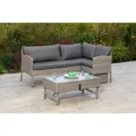 XXXLutz Lauterach - Ihr M&ouml;belhaus bei Bregenz Loungegarnitur 190/113 cm Stahl