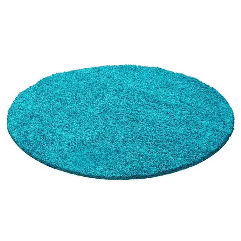 Hochflorteppich 120 cm Life 1500 T&uuml;rkis