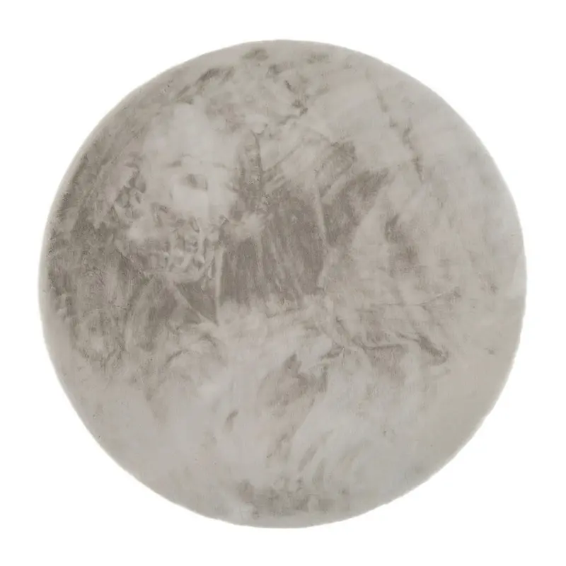 Hochflorteppich 120 cm Nuvola - Exklusiv Hellgrau