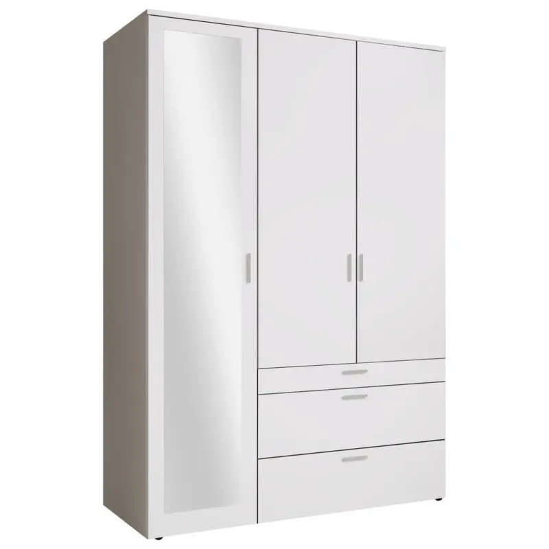 Dreht&uuml;renschrank in Wei&szlig;