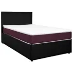 XXXLutz Lauterach - Ihr M&ouml;belhaus bei Bregenz Boxbett 180/200 cm in Schwarz, Brombeere