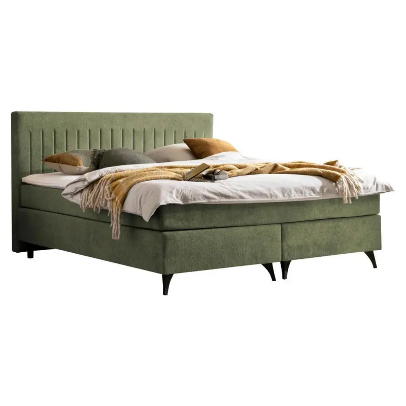 Boxspringbett 180/200 cm in Gr&uuml;n