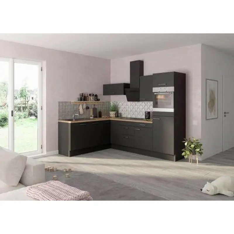 Eckk&uuml;che 200/270 cm in Anthrazit