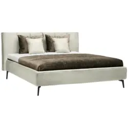 Polsterbett Matratze, Lattenrost Ecru 180/200 cm