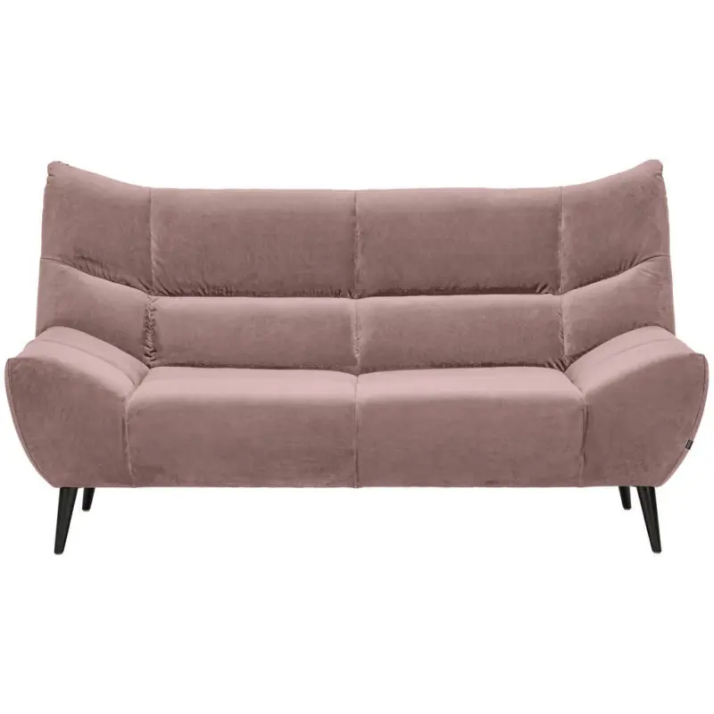 2-Sitzer-Sofa in Mikrofaser Altrosa