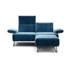 2-Sitzer-Sofa Cosy in Samt Blau