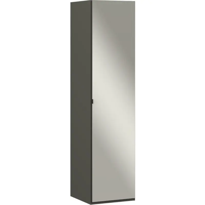 Kleiderschrank in Graphitfarben