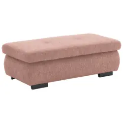 Hocker in Textil Rostfarben