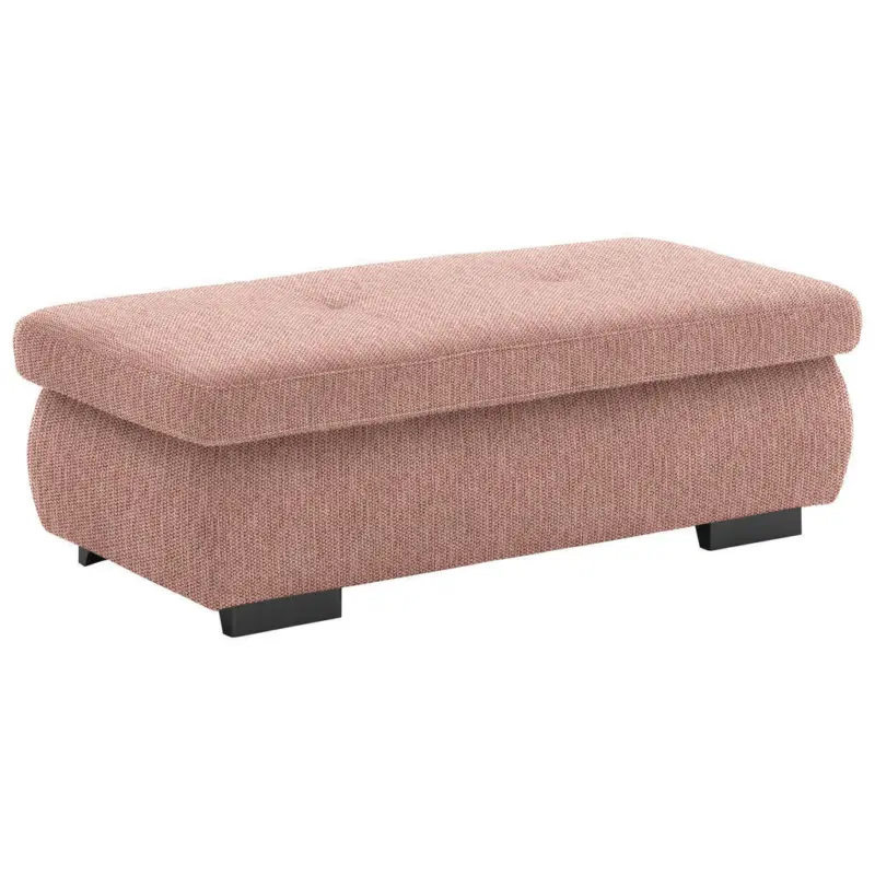 Hocker in Textil Rostfarben