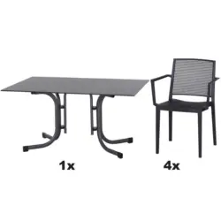 Gartengarnitur 5-teilig