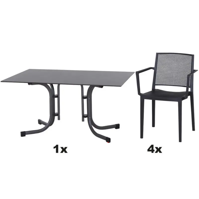 Gartengarnitur 5-teilig