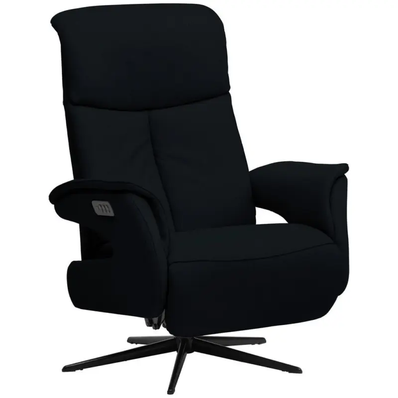 Relaxsessel in Leder Schwarz