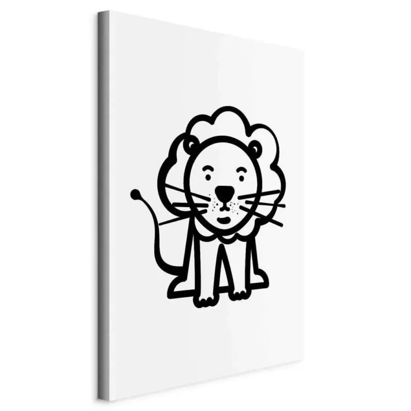 Leinwandbild Abstraktes, Tiere 80/120/1.2 cm