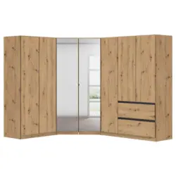 Eckkleiderschrank 208/197/253 cm