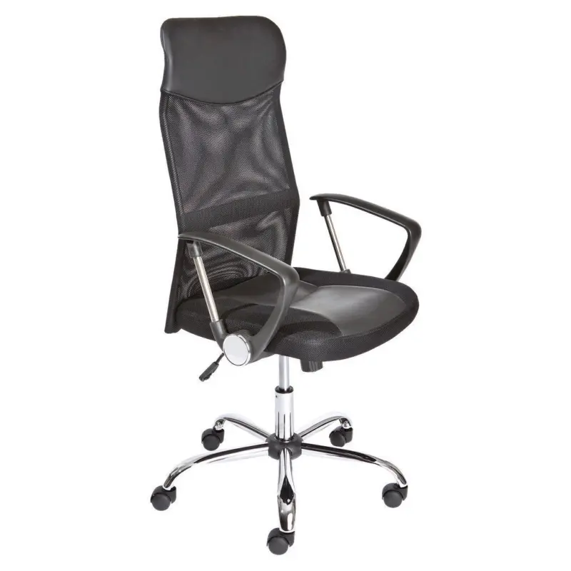 Jugenddrehstuhl in Netzbespannung Schwarz