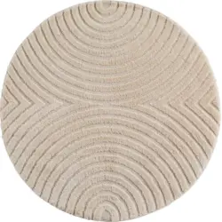 Flachwebeteppich 160 cm ART Beige