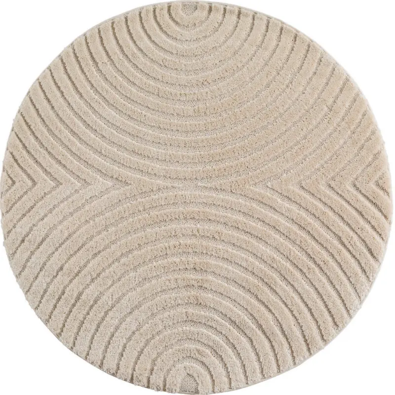 Flachwebeteppich 160 cm ART Beige