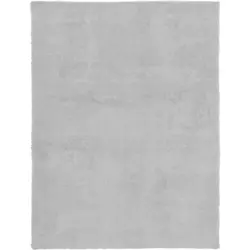 Webteppich 80/150 cm Limone Silberfarben