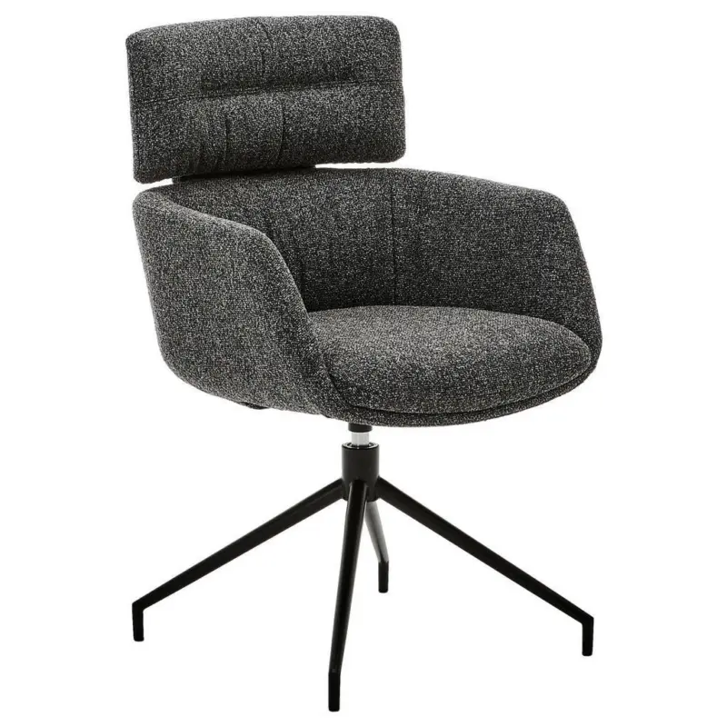 Armlehnstuhl Lederauswahl, Stoffauswahl, Sitzfl&auml;che 360&deg; drehbar Webstoff