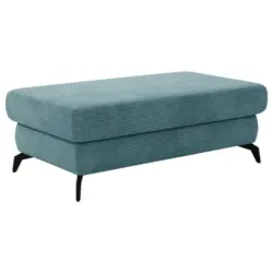 Hocker in Textil Petrol