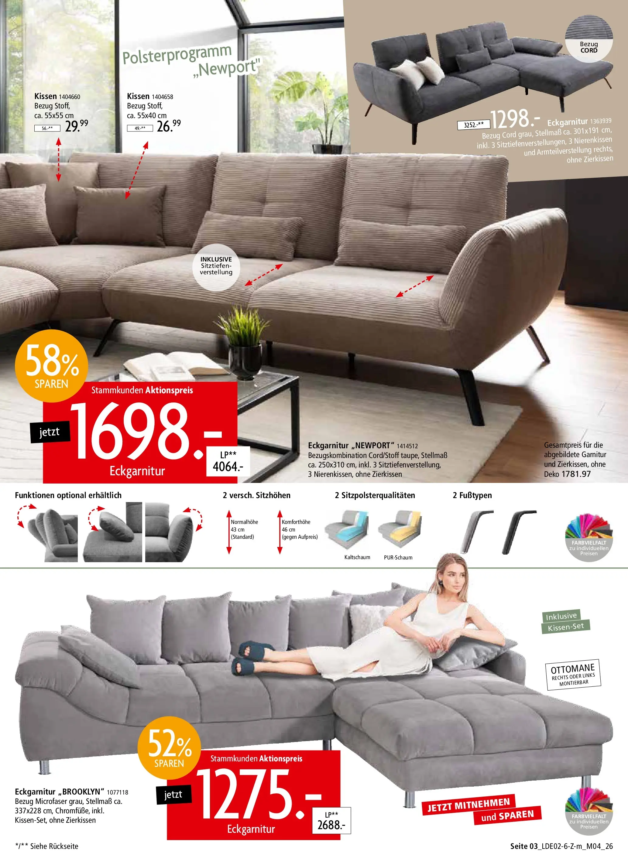 Zurbrüggen Unschlagbar günstig (ab 22.02.2026) zum Blättern | Seite: 3 | Produkte: Kissen