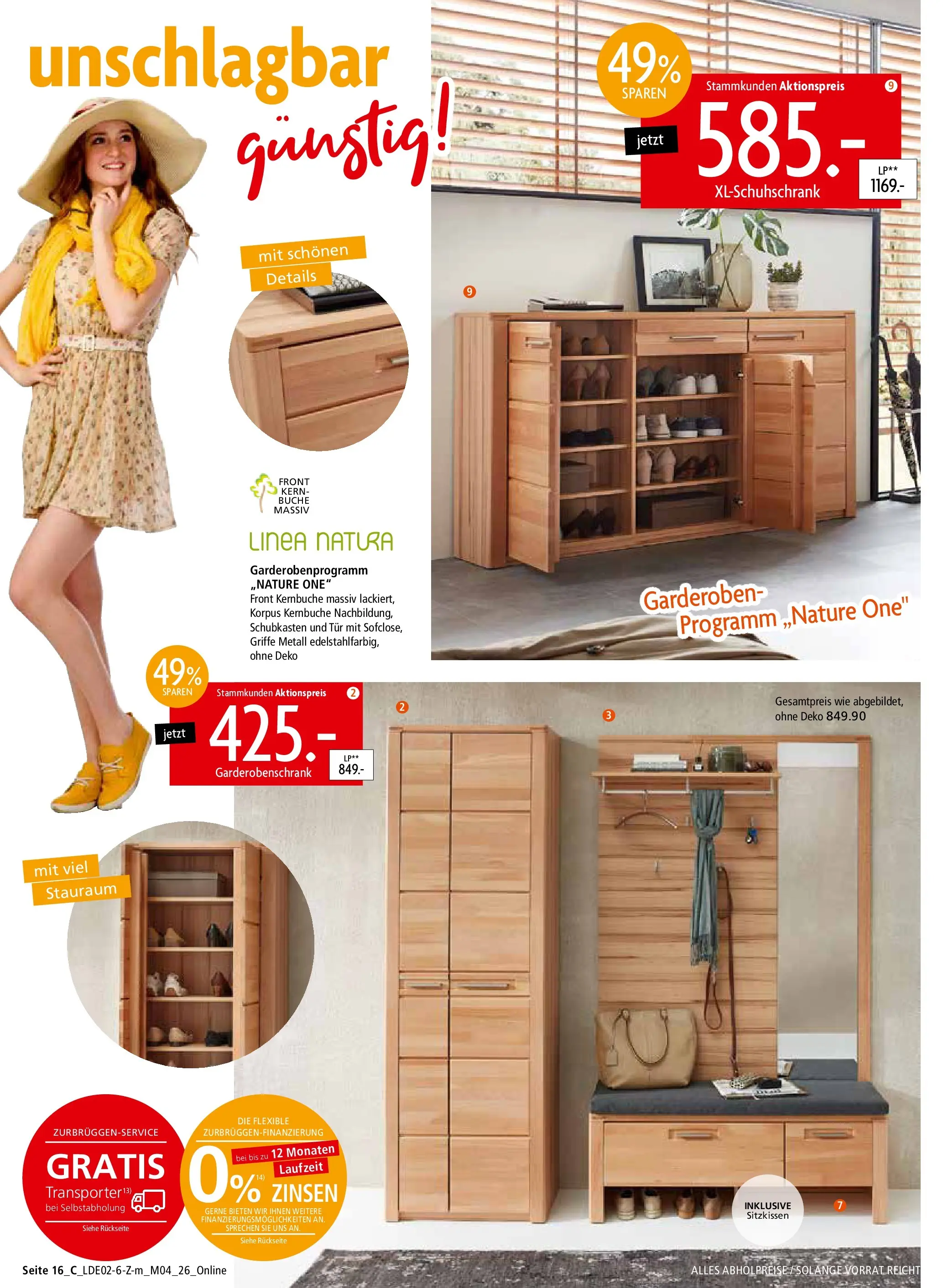 Zurbrüggen Unschlagbar günstig (ab 22.02.2026) zum Blättern | Seite: 28 | Produkte: Tür, Garderobenschrank