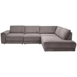 Ecksofa Niels Andersson in Feincord Taupe 316/242 cm